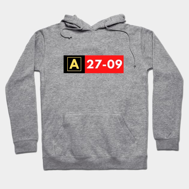 Taxiway Sign Hoodie by Jetmike